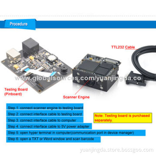 High-performance OEM 1/2D All Around Barcode Scanner for All 1D and 2D Bar Codes